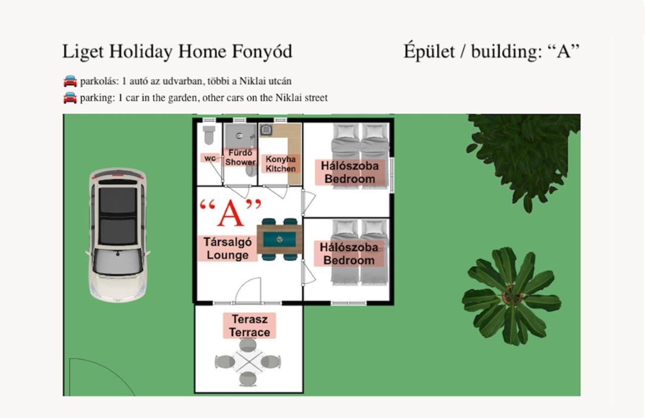 Liget Holiday Home Fonyod Bagian luar foto